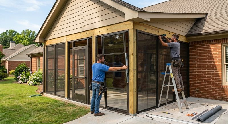 Enclosed Porch Construction in Nashville, TN