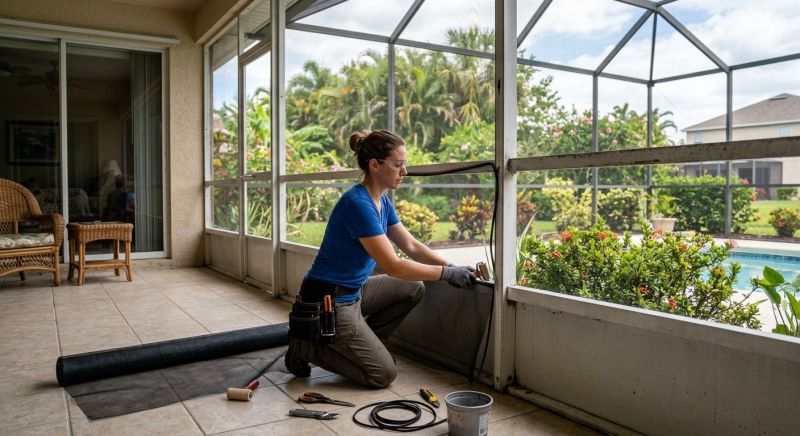 Lanai Enclosure Repair in Austin, TX