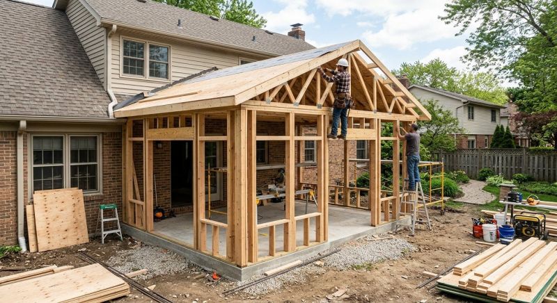 Sunroom Addition Construction in Knoxville, TN