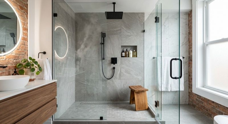 Bathroom Shower Renovation in Framingham, MA