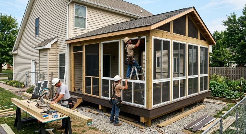 Deck Enclosure Construction in Cincinnati, OH