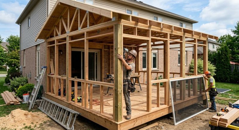 Deck Enclosure Installation in Knoxville, TN