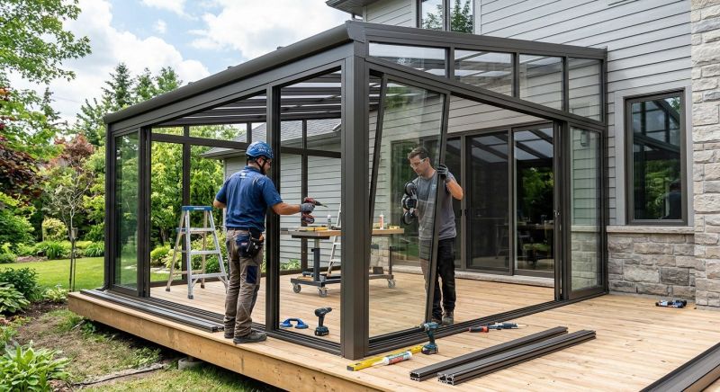 Enclosed Deck Installation in Asheville, NC