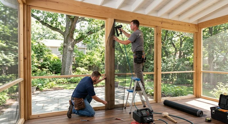 Enclosed Porch Construction in Chattanooga, TN