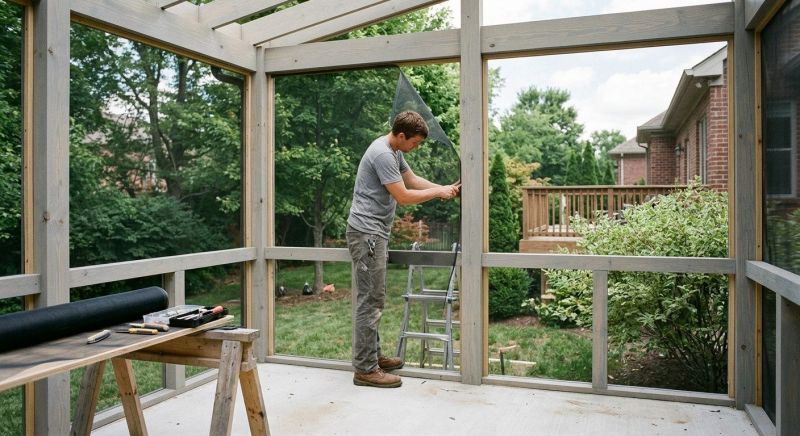 Porch Enclosure Installation in Nashville, TN