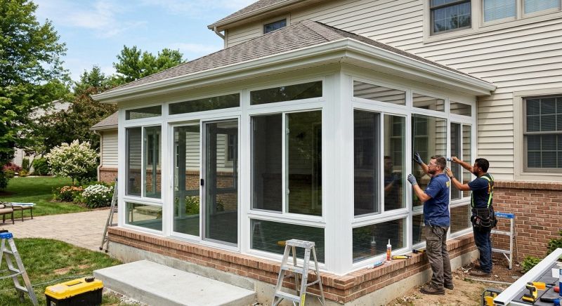 Sunroom Addition Construction in Dallas, TX
